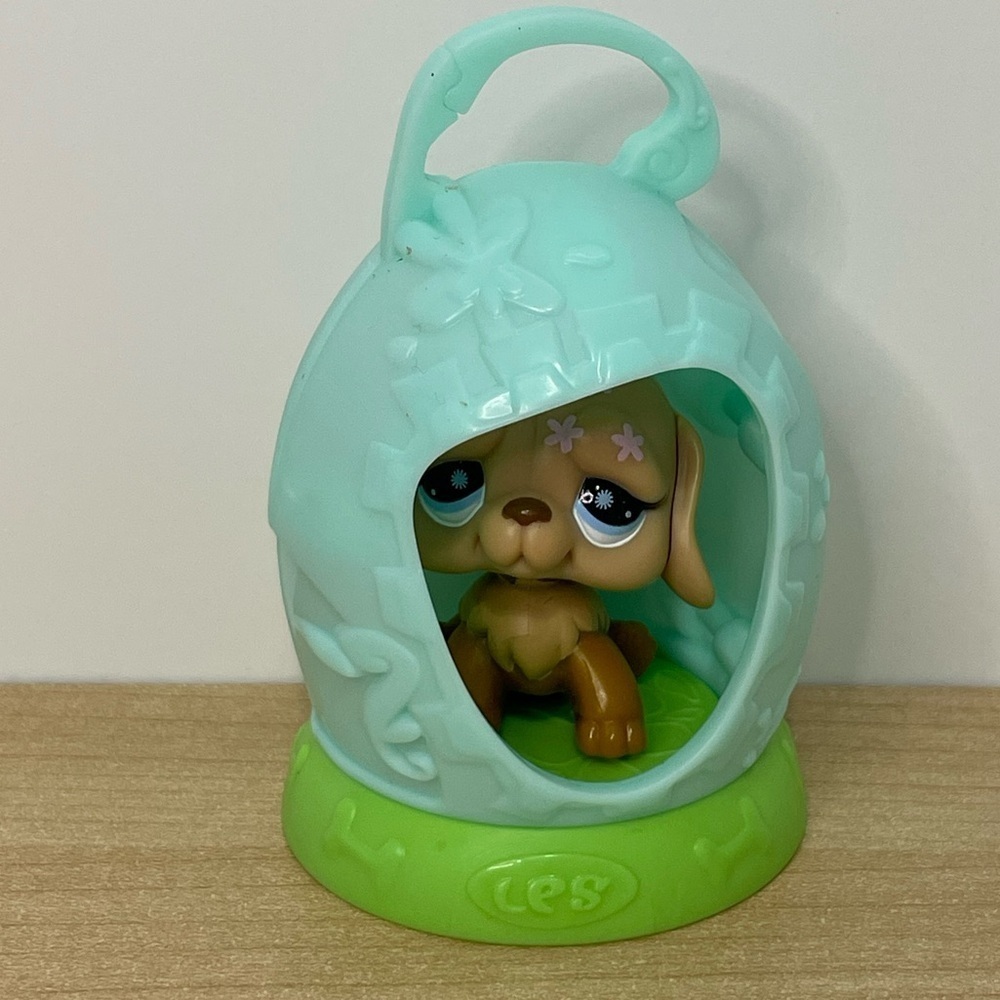 ST BERNARD DOG #McDonald’s - Authentic Littlest Pet Shop - Hasbro
